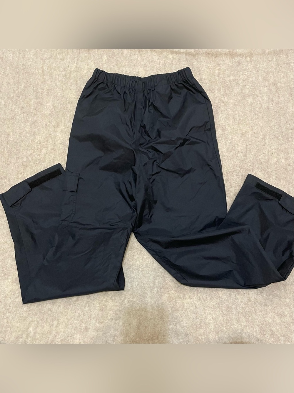 Columbia youth rain pant, large, black unisex
